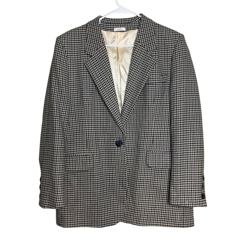 Women's Vintage Lady Bodon Houndstooth Blazer
